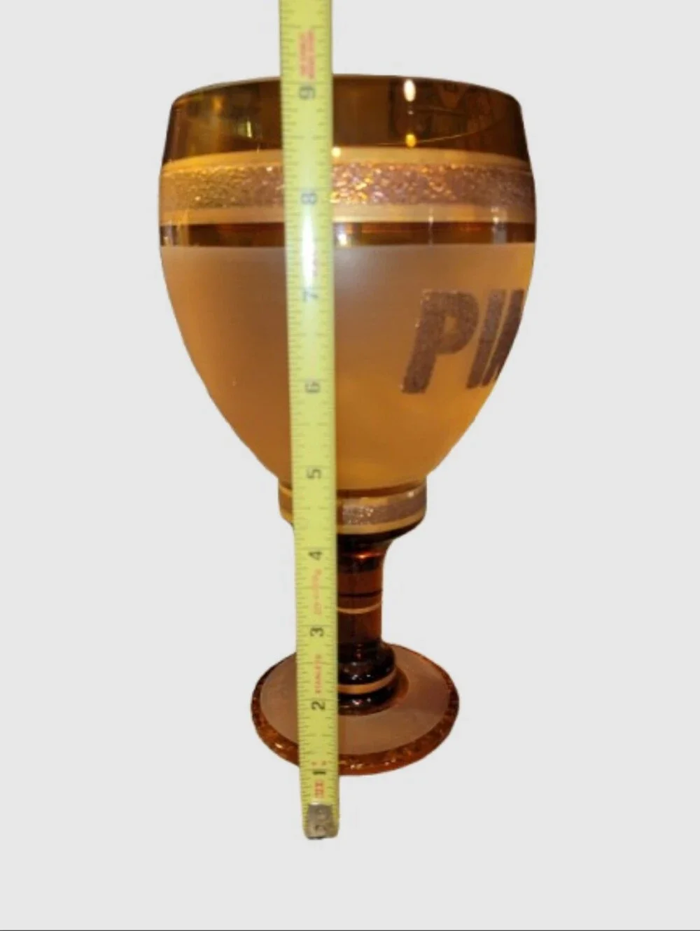 VTG Madabout King of Pimp Cups Goblet NIB 14K Gold Accent Novelty Gag Gift